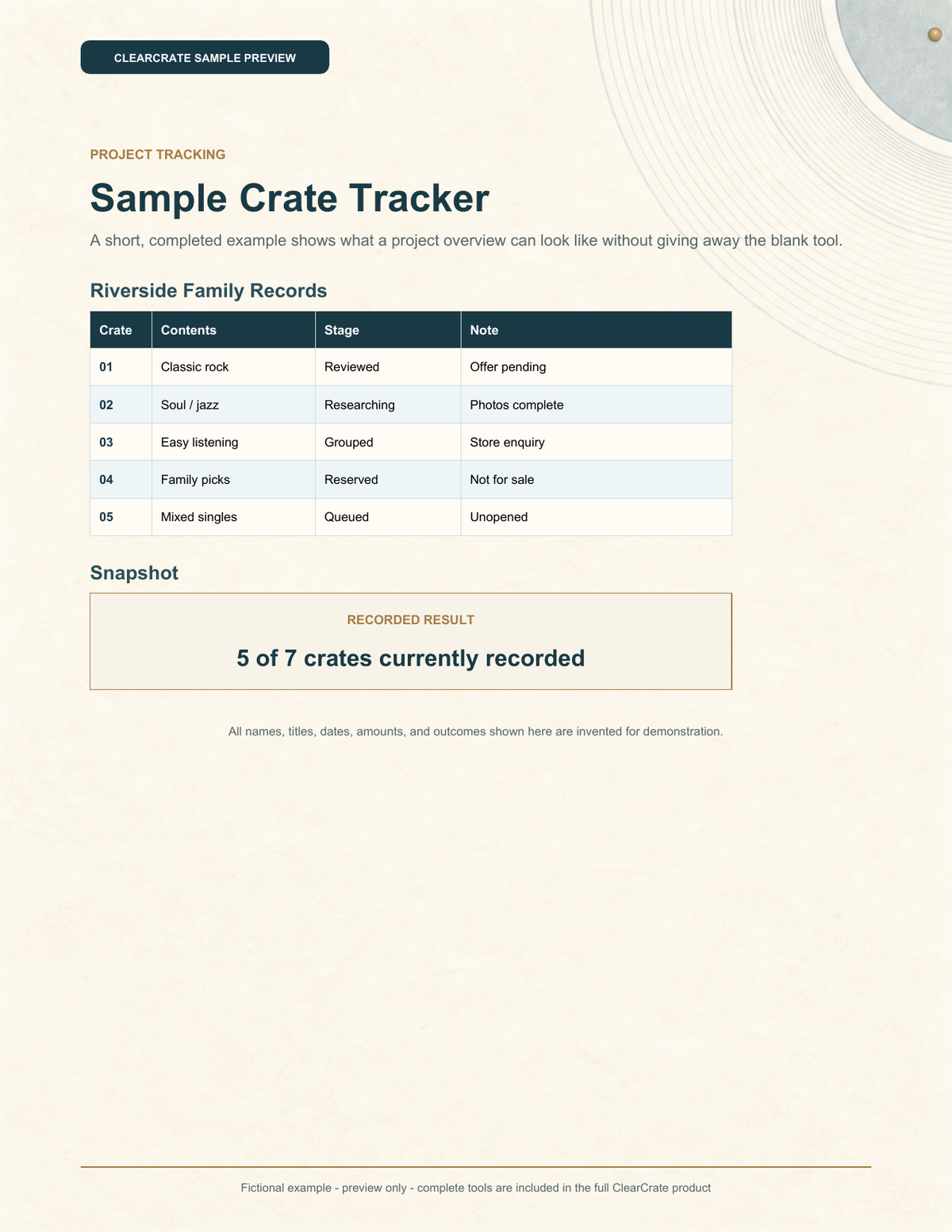 ClearCrate ebook page preview