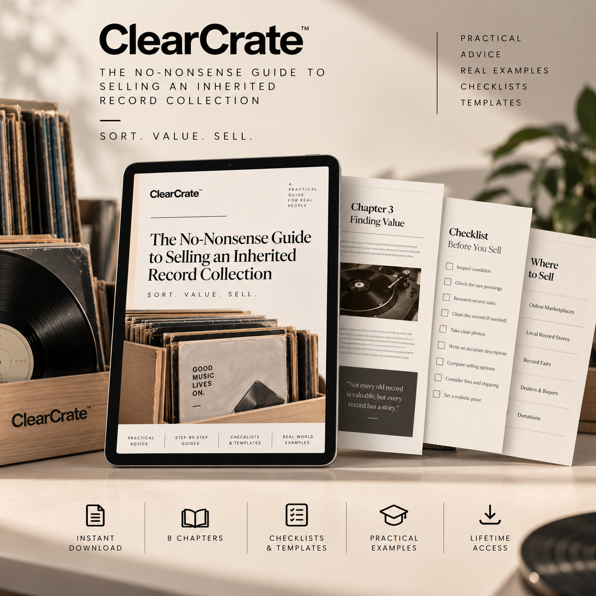 ClearCrate — The Vinyl Selling Guide