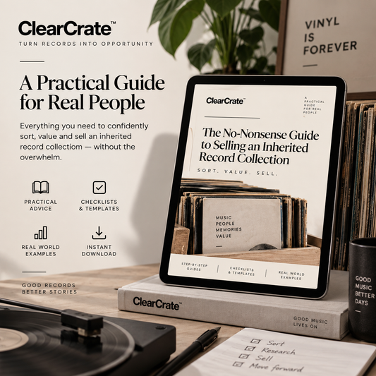 ClearCrate — The Vinyl Selling Guide